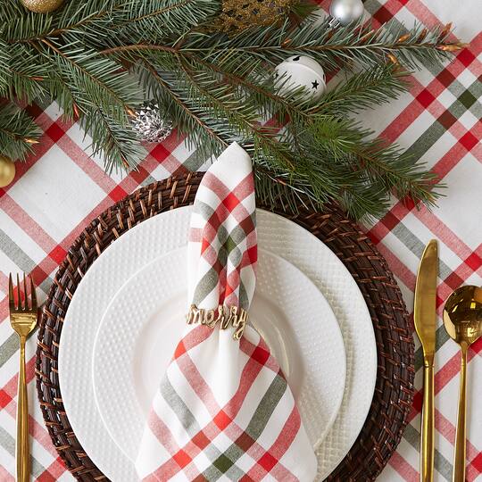 DII® Merry Napkin Rings, 6ct.